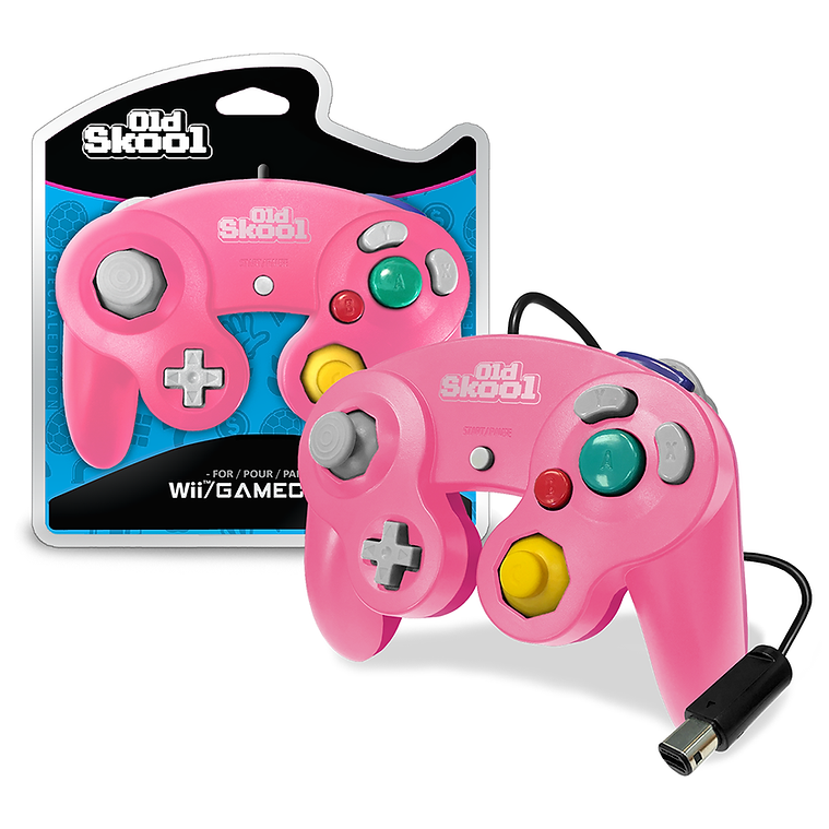 GameCube / Wii Compatible Controller – Pink/Magenta (Old Skool)