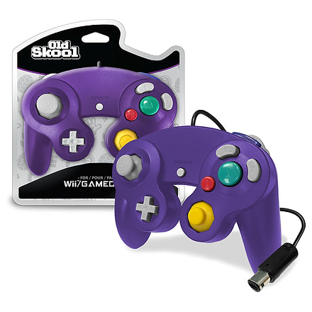 GameCube / Wii Compatible Controller – Purple (Old Skool)