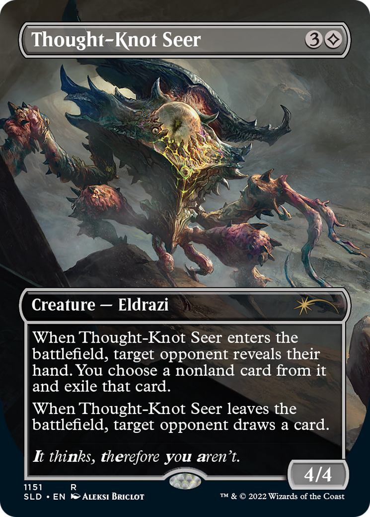 Thought-Knot Seer (1151) (Borderless) [Secret Lair Drop Series]