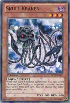 Skull Kraken [SP13-EN007] Starfoil Rare
