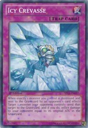 Icy Crevasse [SP13-EN037] Starfoil Rare