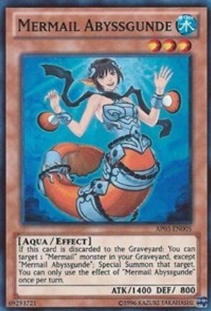 Mermail Abyssgunde [AP03-EN005] Super Rare