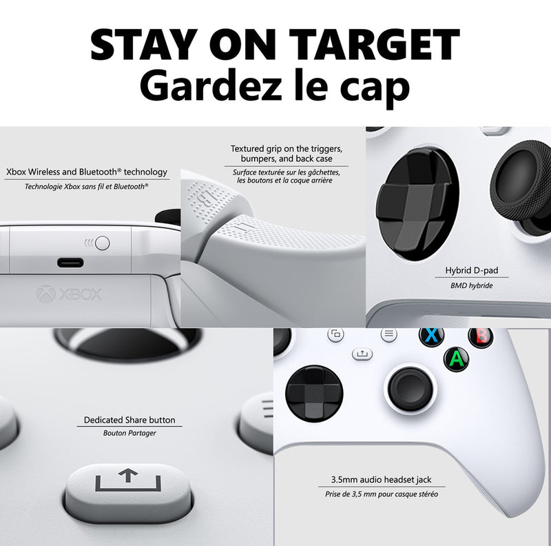 XBOX Wireless Controller for XBOX Series X|S / XBOX One - Robot White