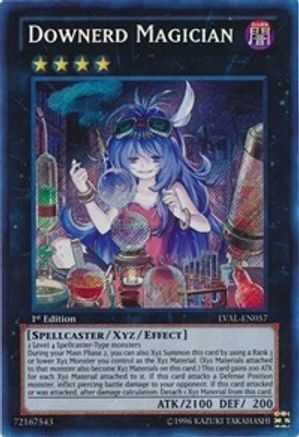 Downerd Magician [LVAL-EN057] Secret Rare