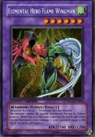 Elemental Hero Flame Wingman [EHC1-EN004] Secret Rare