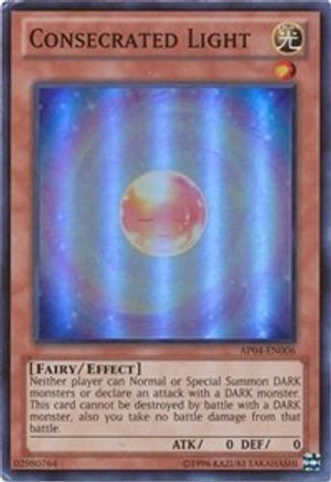 Consecrated Light [AP04-EN006] Super Rare