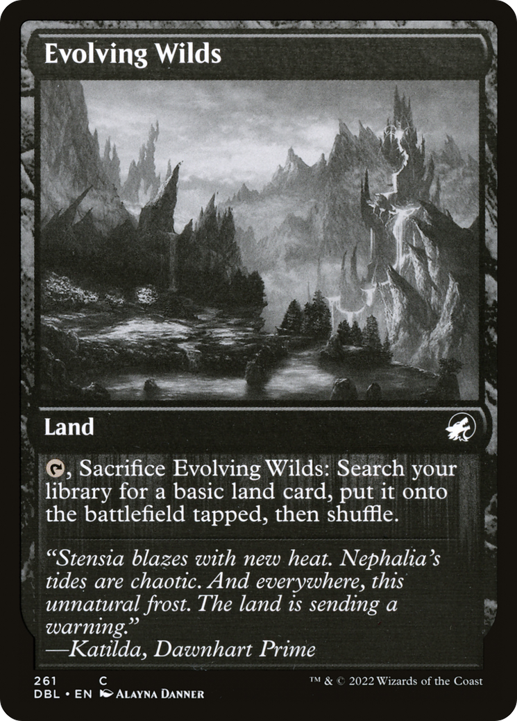 Evolving Wilds (261) [Innistrad: Double Feature]