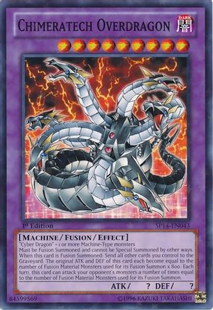 Chimeratech Overdragon [SP14-EN043] Starfoil Rare