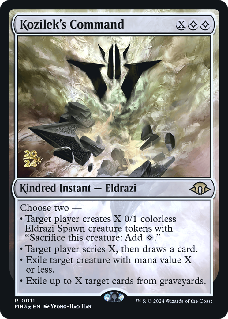Kozilek's Command [Modern Horizons 3 Prerelease Promos]