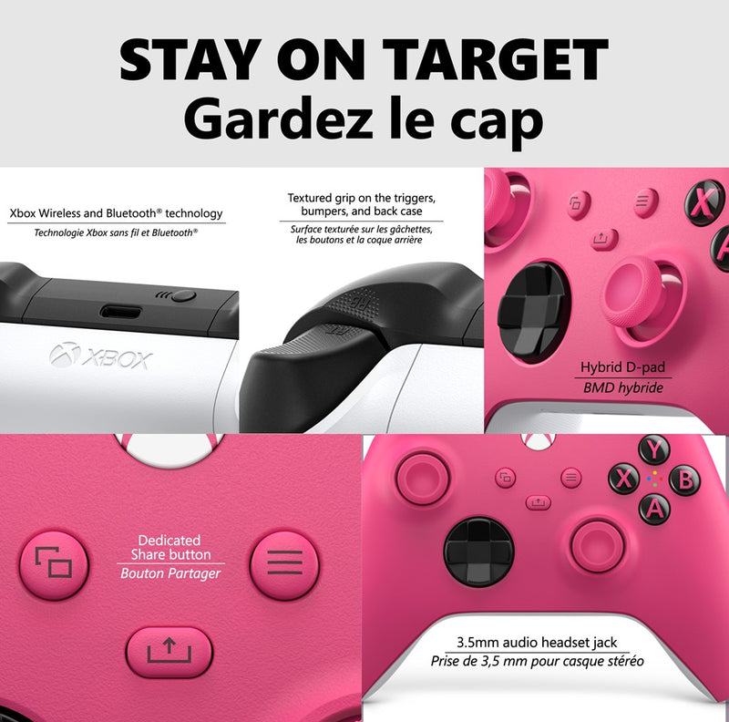 XBOX Wireless Controller for XBOX Series X|S / XBOX One - Deep Pink