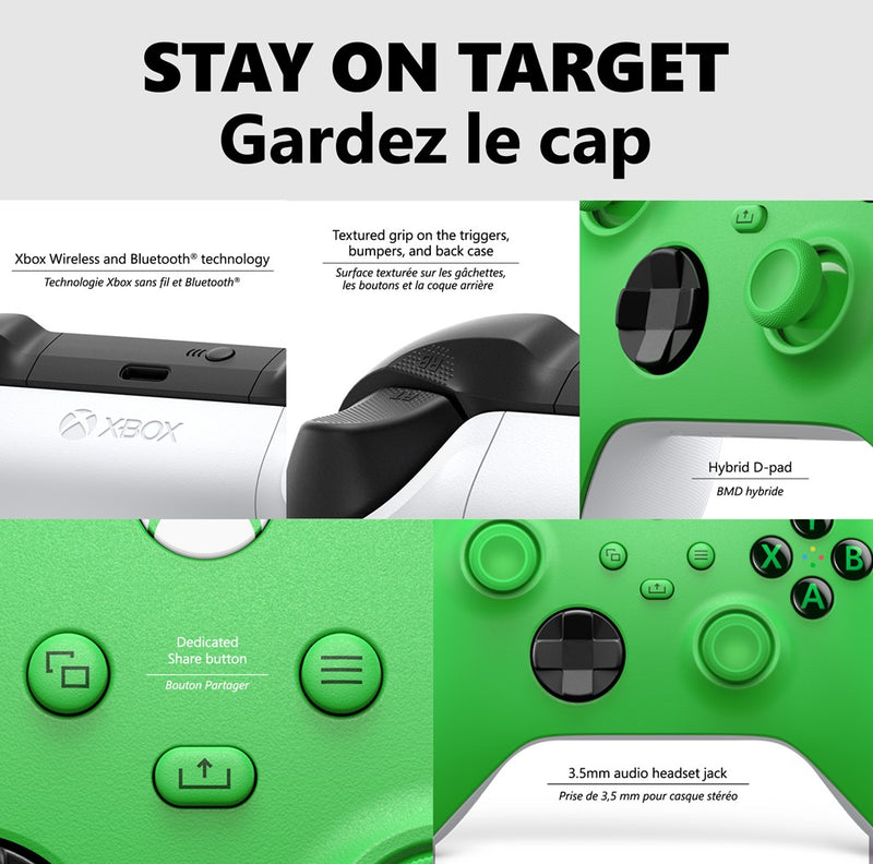 XBOX Wireless Controller for XBOX Series X|S / XBOX One - Velocity Green