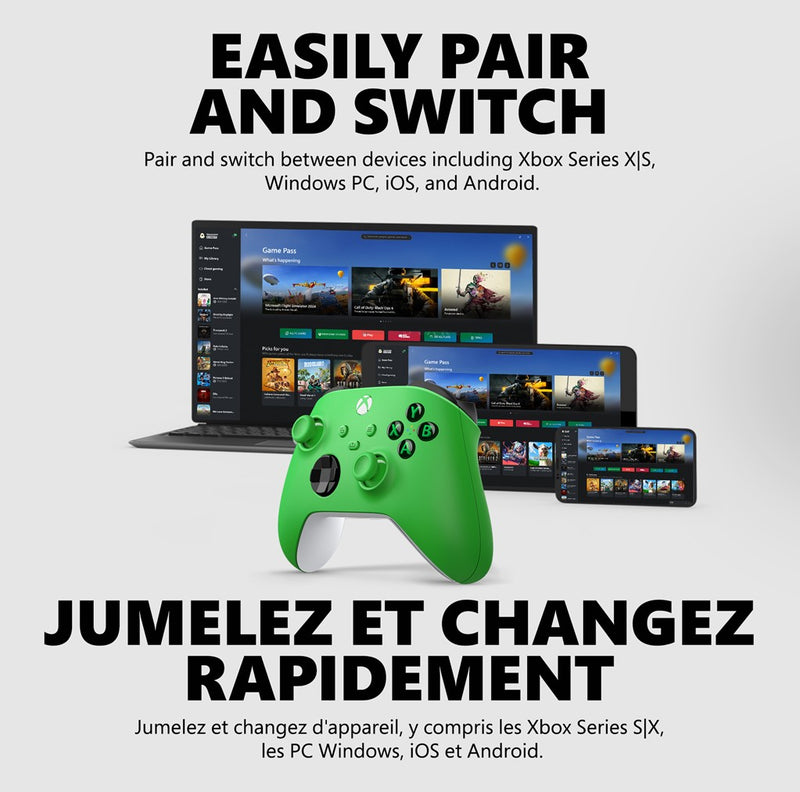 XBOX Wireless Controller for XBOX Series X|S / XBOX One - Velocity Green