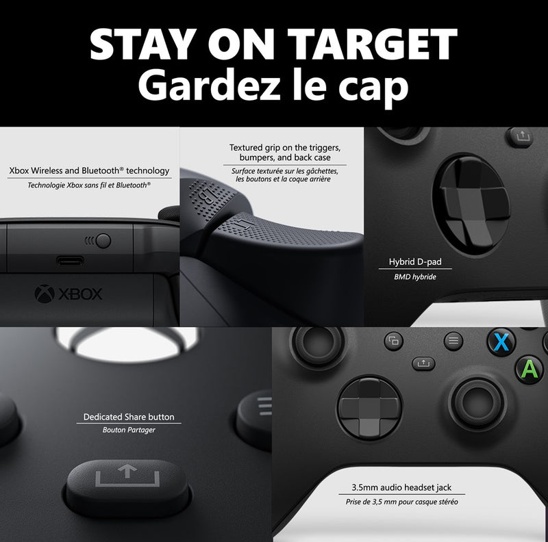 XBOX Wireless Controller for XBOX Series X|S / XBOX One - Carbon Black