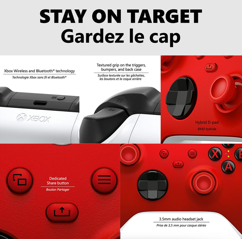 XBOX Wireless Controller for XBOX Series X|S / XBOX One - Pulse Red