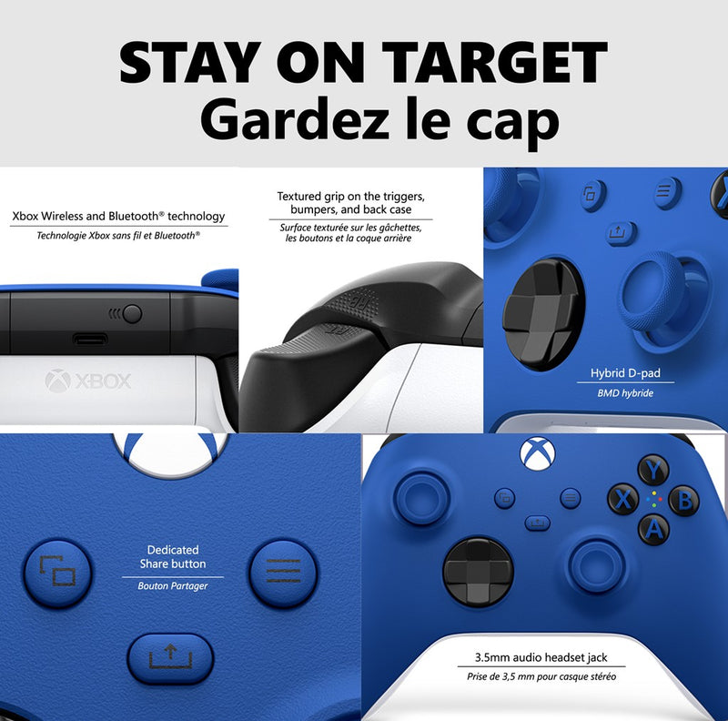 XBOX Wireless Controller for XBOX Series X|S / XBOX One - Shock Blue