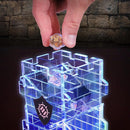 Tabletop LED Dice Tower with 7pc Dice Set