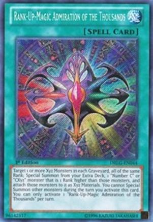 Rank-Up-Magic Admiration of the Thousands [DRLG-EN044] Secret Rare