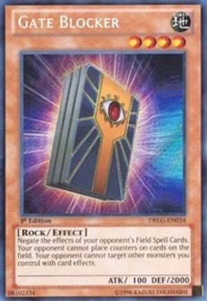 Gate Blocker [DRLG-EN034] Secret Rare