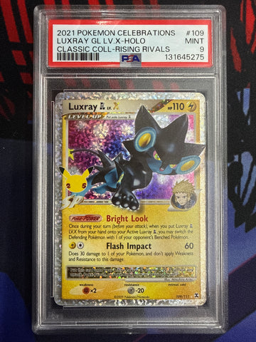 Luxray GL LV.X (109/111) [Celebrations: 25th Anniversary - Classic Collection] - Graded