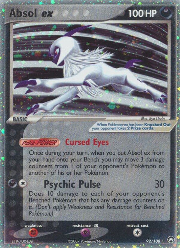 Absol ex (92/108) [EX: Power Keepers]