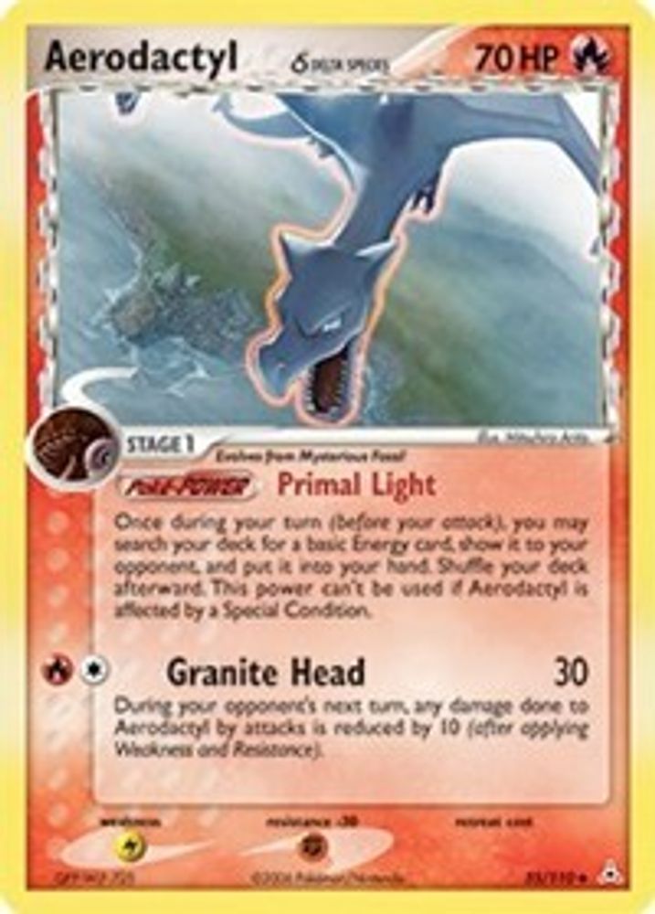 Aerodactyl (35/110) (Delta Species) (Stamped) [EX: Holon Phantoms]