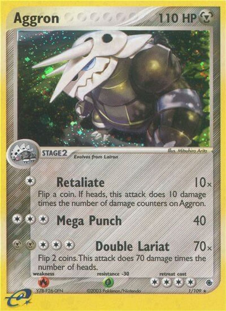 Aggron (1/109) [EX: Ruby & Sapphire]