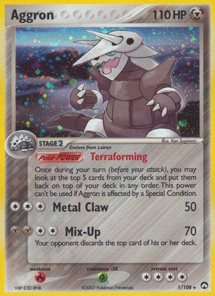 Aggron (1/108) (Stamped) [EX: Power Keepers]