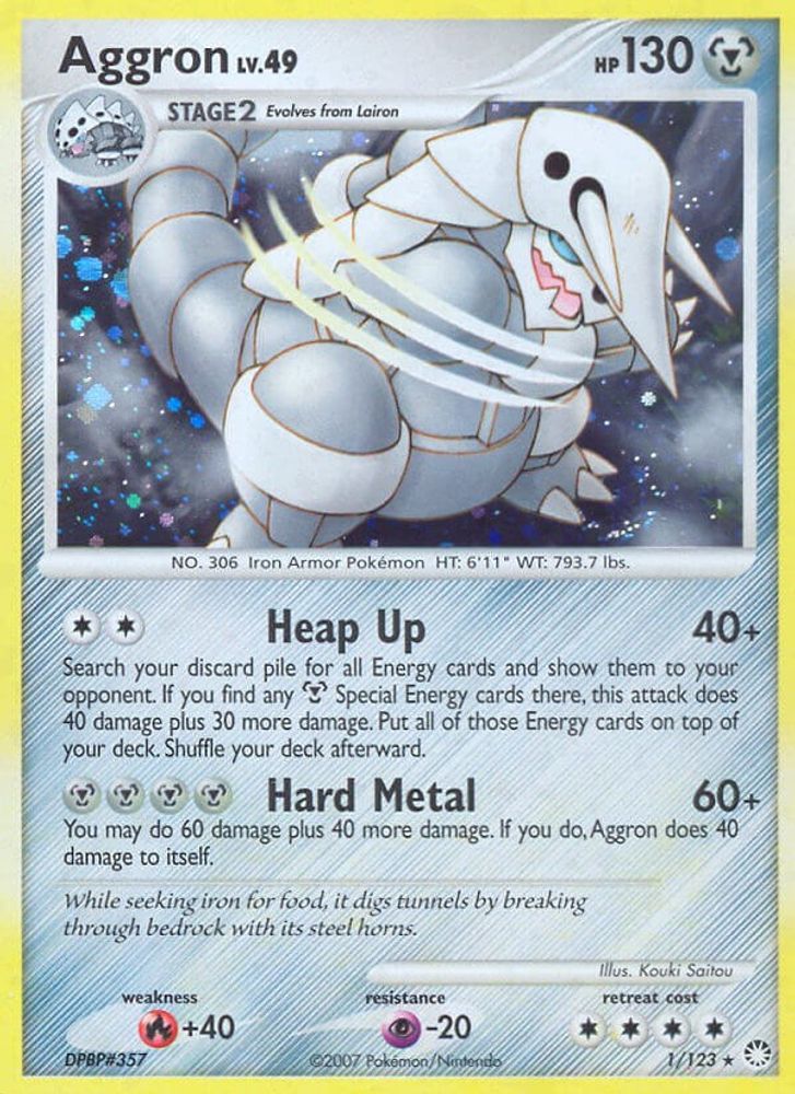 Aggron (1/123) [Diamond & Pearl: Mysterious Treasures]