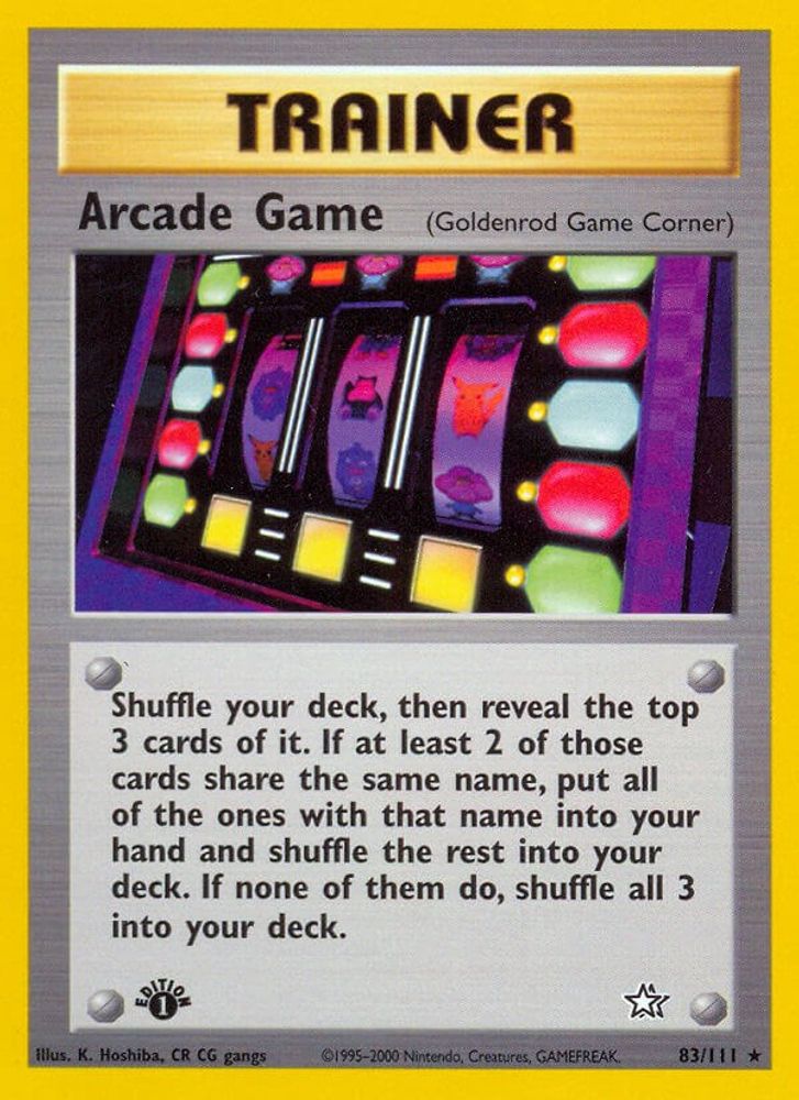 Arcade Game (83/111) [Neo Genesis 1st Edition]