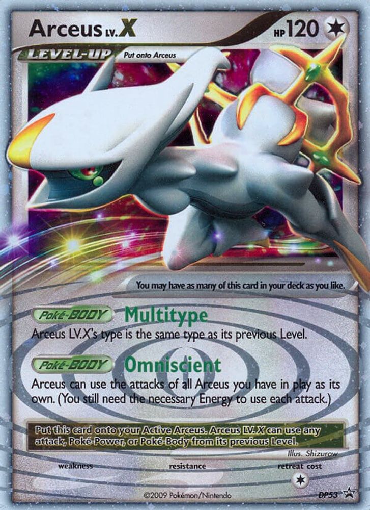 Arceus Lv.X (DP53) [Diamond & Pearl: Black Star Promos]