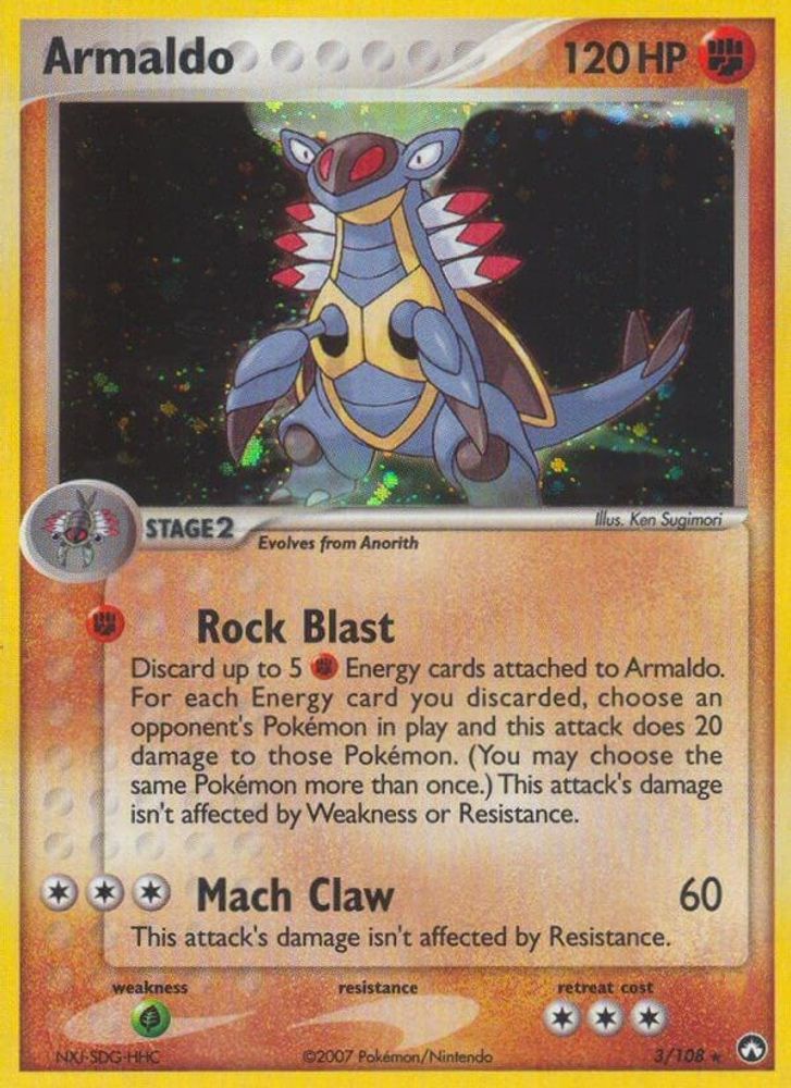 Armaldo (3/108) [EX: Power Keepers]