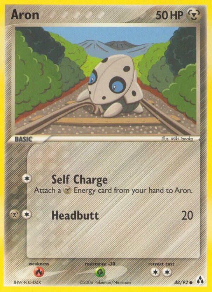 Aron (48/92) (Stamped) [EX: Legend Maker]