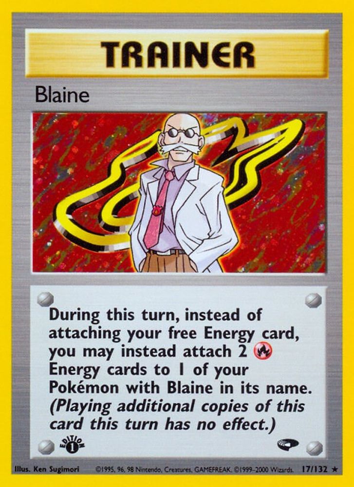 Blaine (17/132) [Gym Challenge 1st Edition]