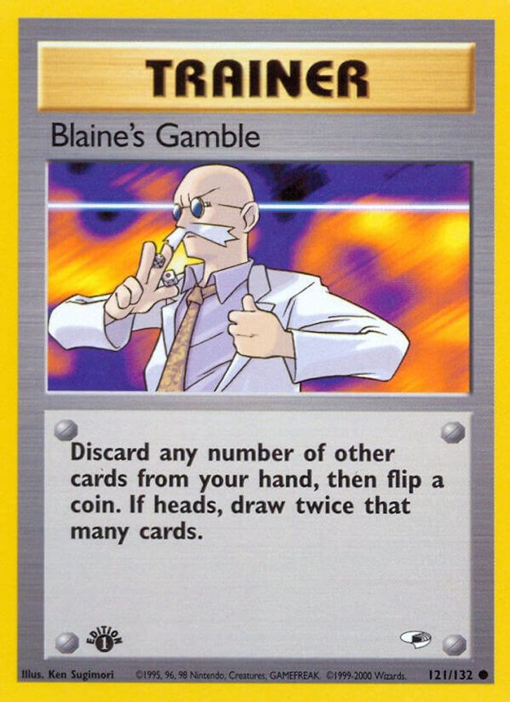 Blaine's Gamble (121/132) [Gym Heroes 1st Edition]