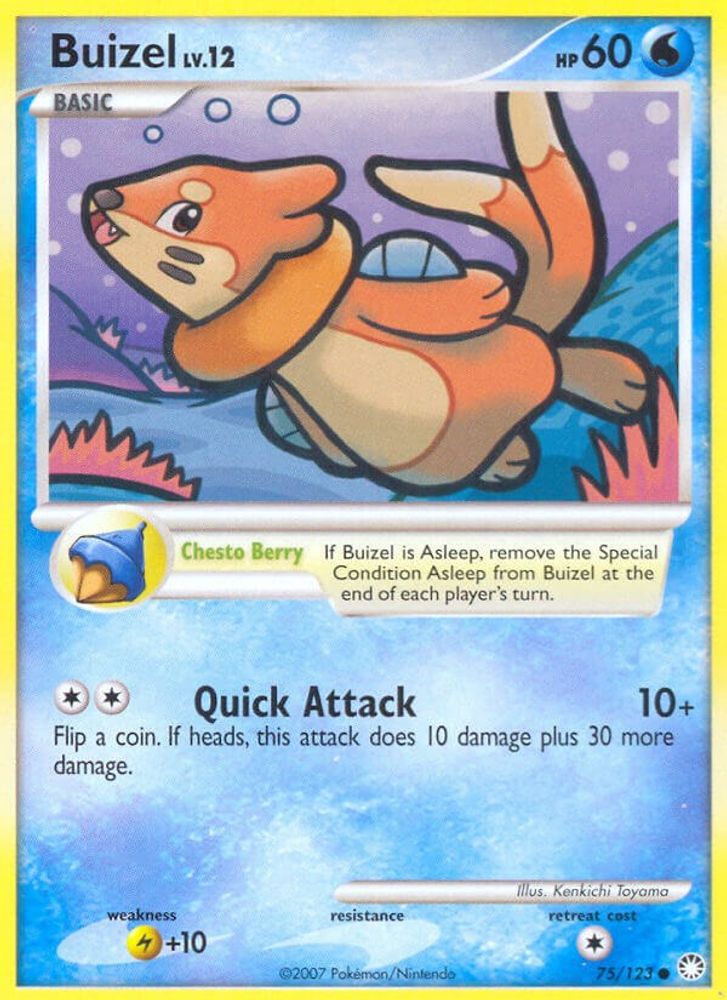Buizel (75/123) [Diamond & Pearl: Mysterious Treasures]