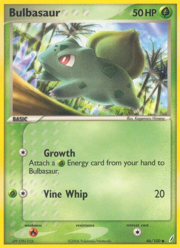 Bulbasaur (46/100) (Stamped) [EX: Crystal Guardians]