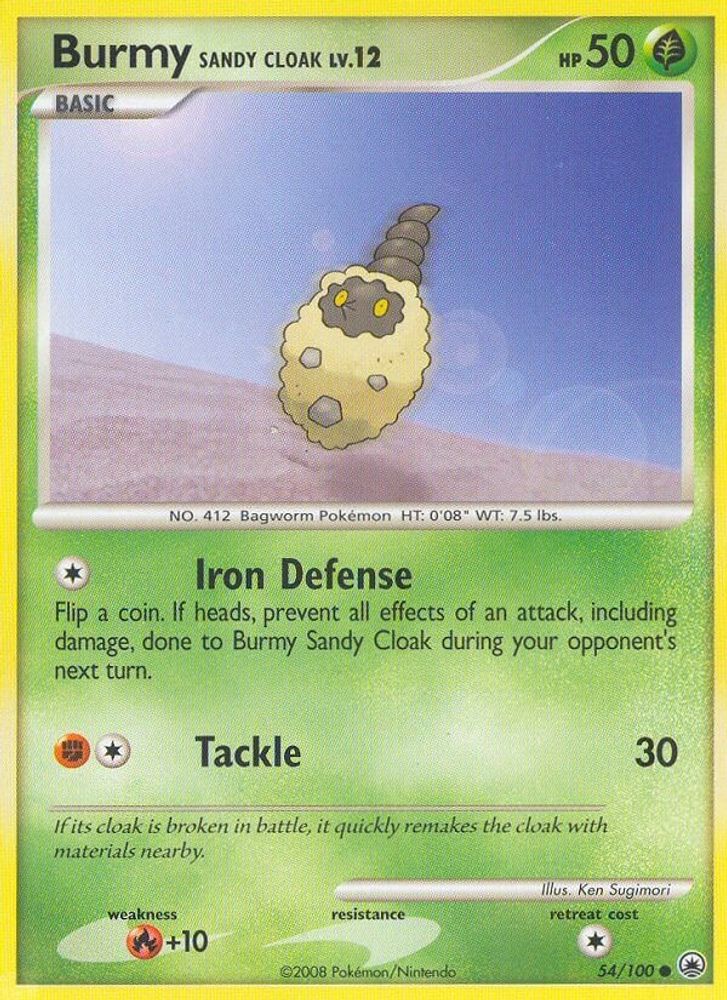 Burmy Sandy Cloak (54/100) [Diamond & Pearl: Majestic Dawn]