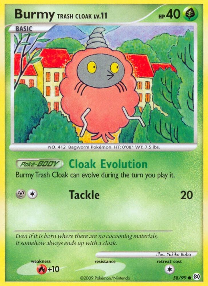 Burmy Trash Cloak (58/99) [Platinum: Arceus]