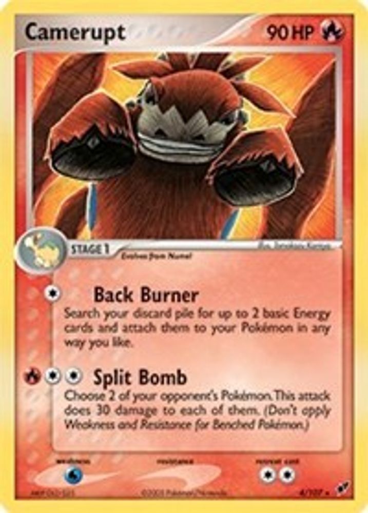 Camerupt (4/107) (Theme Deck Exclusive) [EX: Deoxys]
