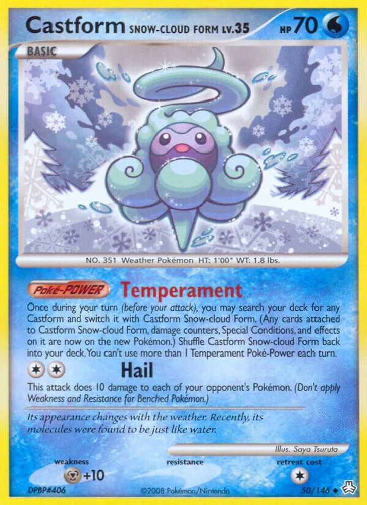 Castform Snow-cloud Form (50/146) [Diamond & Pearl: Legends Awakened]