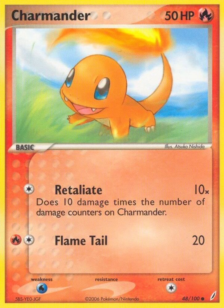 Charmander (48/100) (Stamped) [EX: Crystal Guardians]