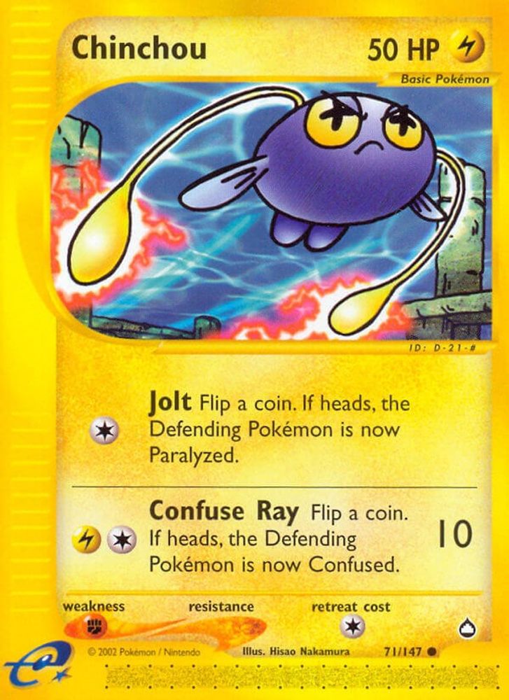 Chinchou (71/147) [Aquapolis]