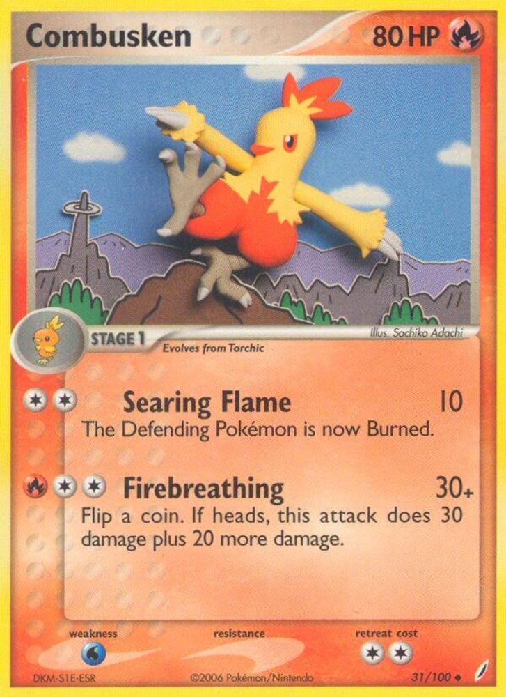 Combusken (31/100) (Stamped) [EX: Crystal Guardians]