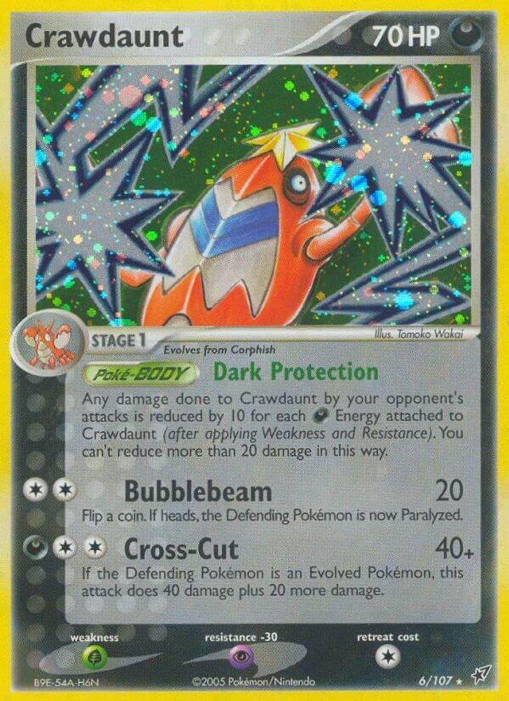 Crawdaunt (6/107) [EX: Deoxys]
