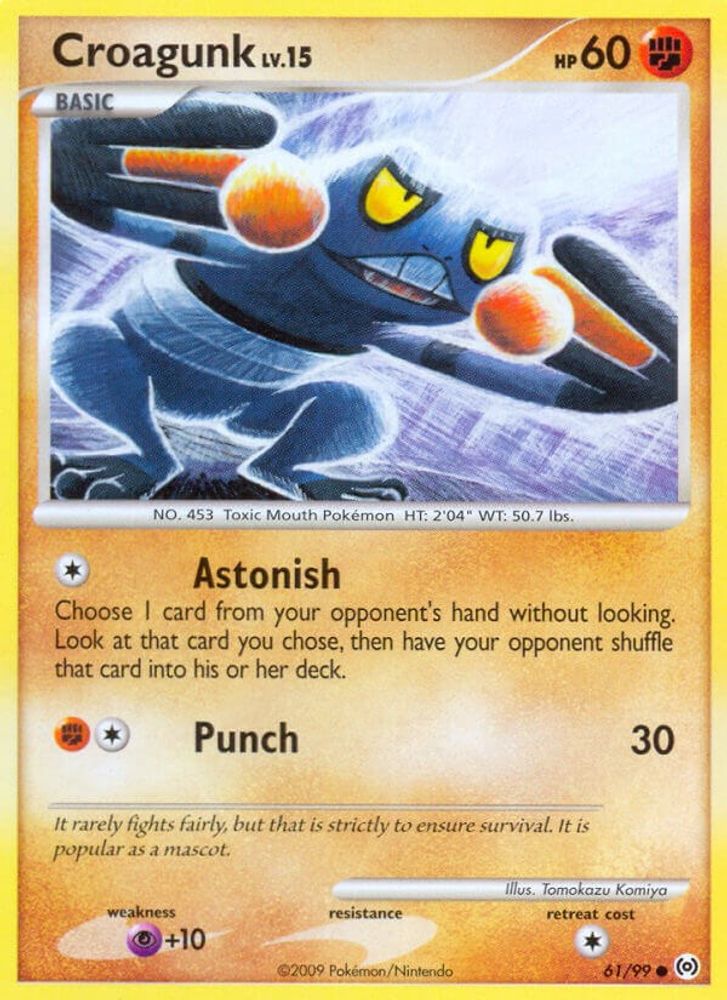 Croagunk (61/99) [Platinum: Arceus]