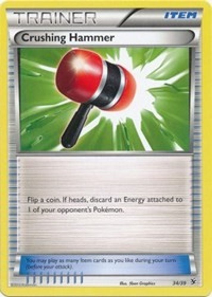 Crushing Hammer (34/39) [XY: Kalos Starter Set]