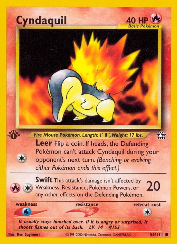 Cyndaquil (56/111) [Neo Genesis 1st Edition]