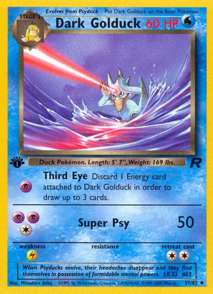 Dark Golduck (37/82) [Team Rocket 1st Edition]