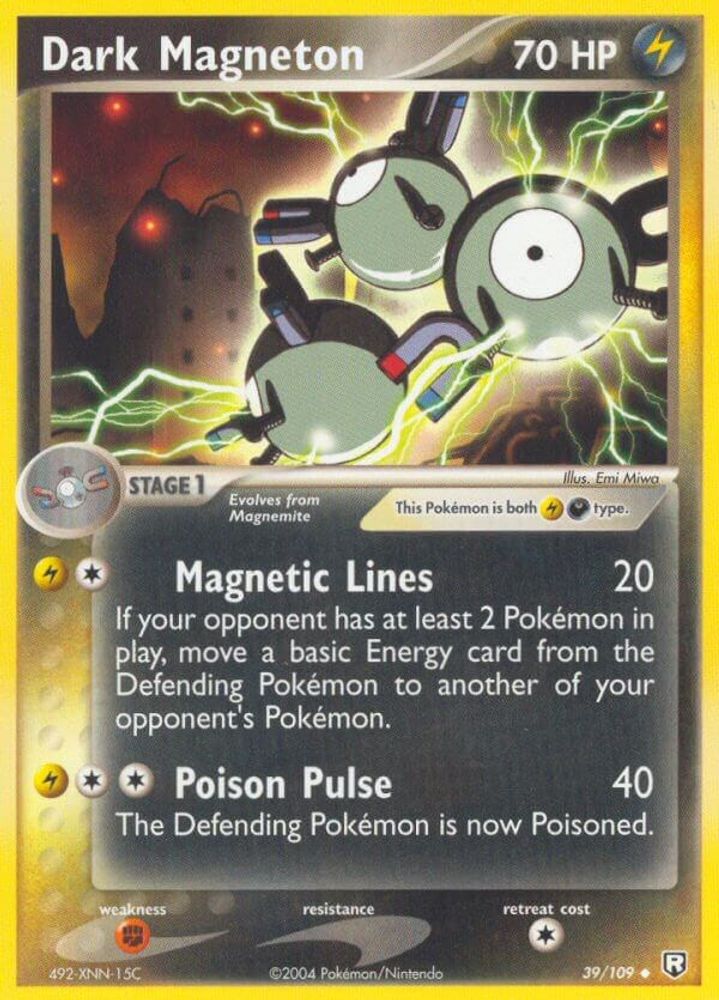 Dark Magneton (39/109) (Stamped) [EX: Team Rocket Returns]