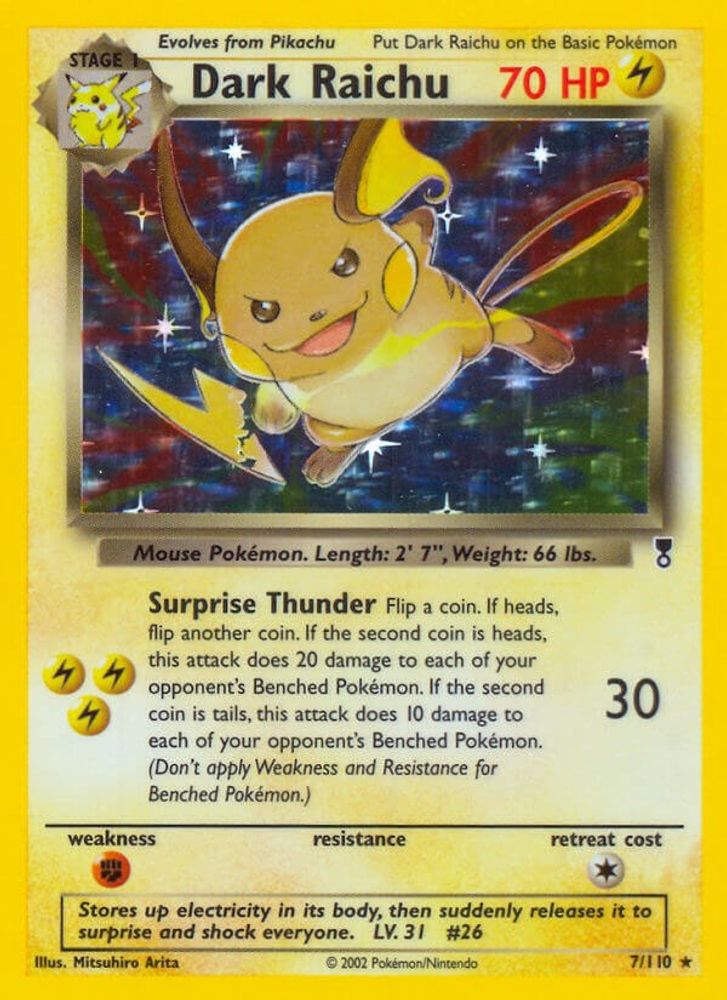 Dark Raichu (7/110) [Legendary Collection]